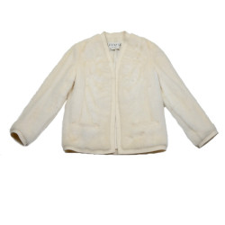 Veste LEINGA vison blanc