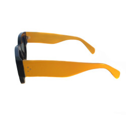 Lunettes de soleil CELINE noires et jaunes