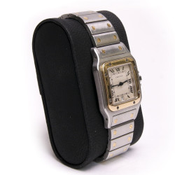 Montre "Santos  GM" CARTIER acier et or 18 carats