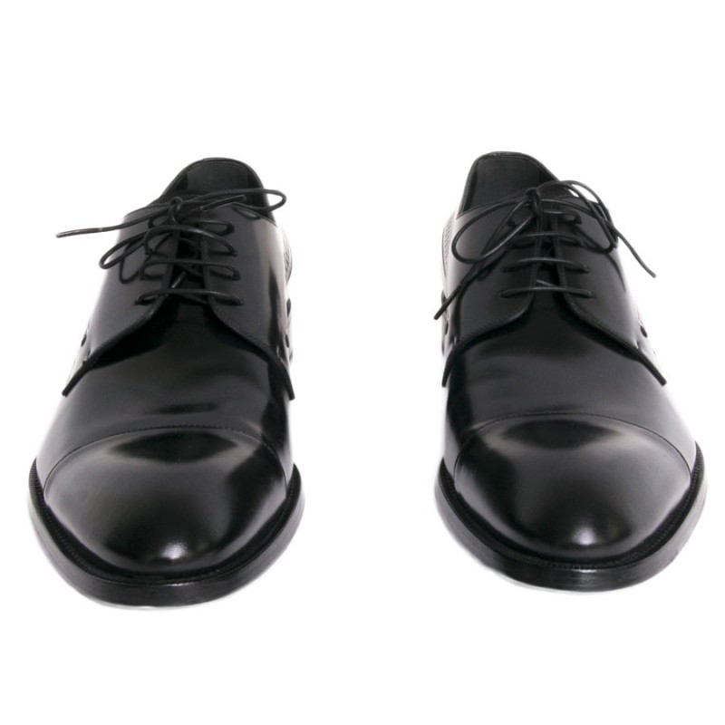 Chaussures habillées homme Louis Vuitton Paris à lacets noir SOLFERINO  DERBY taille 8,5 MT0168