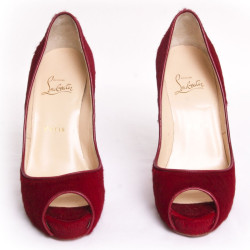 Sandales LOUBOUTIN T 37 platerforme façon poulain 