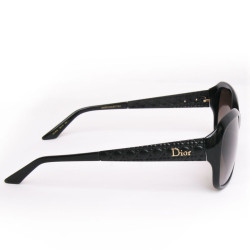 lunettes de soleil DIOR branches matelassées noires