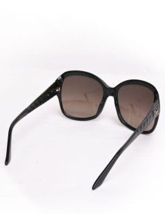 lunettes de soleil DIOR branches matelassées noires