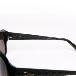 lunettes de soleil DIOR branches matelassées noires