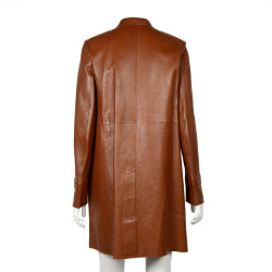 Trench PRADA t 42 it  cuir fauve 