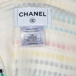 Robe CHANEL t 40 à sequins multicolore