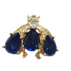 Broche CHRISTIAN DIOR "abeille"saphir et brillants