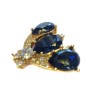 Broche CHRISTIAN DIOR "abeille"saphir et brillants