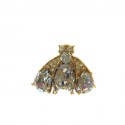 Broche Abeille CHRISTIAN DIOR en strass 