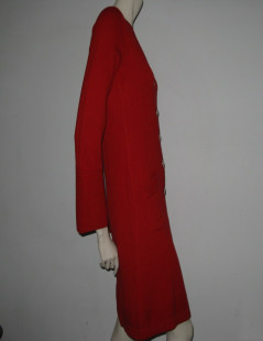 Long waistcoat CHANEL red cashmere