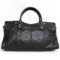 Sac BALENCIAGA "Part time" cuir noir 