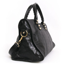 Sac BALENCIAGA "Part time" cuir noir 