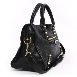 Sac BALENCIAGA "Part time" cuir noir 