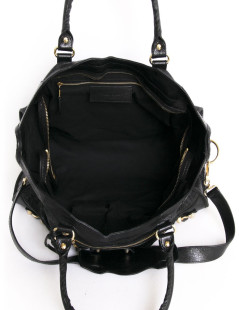 Sac BALENCIAGA "Part time" cuir noir 