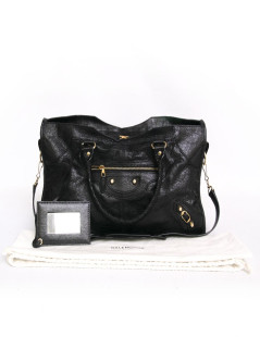 Sac BALENCIAGA "Part time" cuir noir 