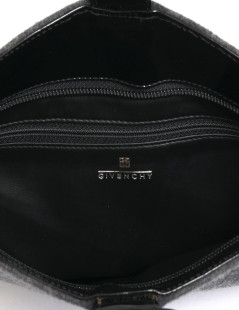 Sac GIVENCHY feutrine grise et vernis noir