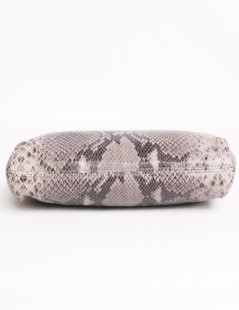 Pochette MICHAEL KORS en python gris