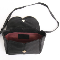 Sac pochette See by CHLOE cuir noir