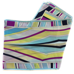 Foulard en soie EMILIO PUCCI tons pastels