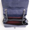 Sac CHANEL cuir souple bleu