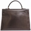 sac Kelly 35 HERMES vintage cuir box marron