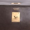 sac Kelly 35 HERMES vintage cuir box marron