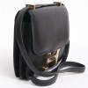 mini sac "Constance" HERMES cuir box noir vintage