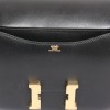 mini sac "Constance" HERMES cuir box noir vintage