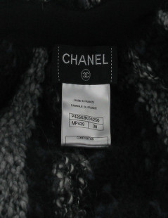 Long black cape and gray CHANEL