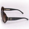 Grandes lunettes de soleil CHANEL branches jean's 