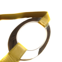 Ceinture MARNI en cuir jaune 