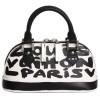 Sac "Alma Graff" LOUIS VUITTON PM cuir glacé monogram graffiti