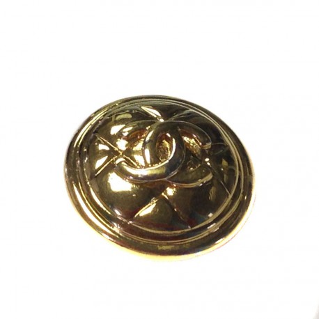 Broche CHANEL matelassée vintage