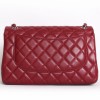 Sac Jumbo CHANEL cuir caviar rouge