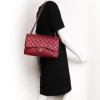 Sac Jumbo CHANEL cuir caviar rouge