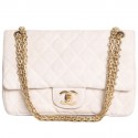 Bag CHANEL timeless canvas vintage Ecru