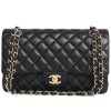 sac Timeless CHANEL cuir d'agneau lisse matelassé 