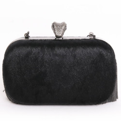 Sac pochette HOUSE OF HARLOW 160 poulaine noir