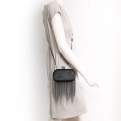 Sac pochette HOUSE OF HARLOW 160 poulaine noir