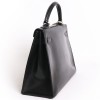 Sac Kelly 32 HERMES cuir box noir