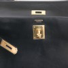 Sac Kelly 32 HERMES cuir box noir