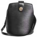 Cluny LOUIS VUITTON black epi leather bag