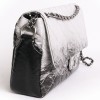 sac CHANEL venis brillant gris et noir