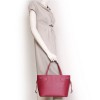 "Neverfull" bag with its LOUIS VUITTON epi fuchsia leather pouch