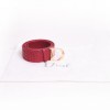 Ceinture CHRISTIAN DIOR T 95 cuir tressé rouge