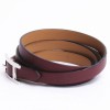 Bracelet "Hapi 3" HERMES en cuir bordeaux