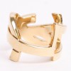 Ring "YSL" SAINT LAURENT T57 gold metal