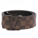 "LV" LOUIS VUITTON man belt size 95 canvas monogram