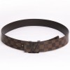 "LV" LOUIS VUITTON man belt size 95 canvas monogram