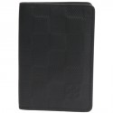 Black infinite checkerboard leather LOUIS VUITTON pocket organizer